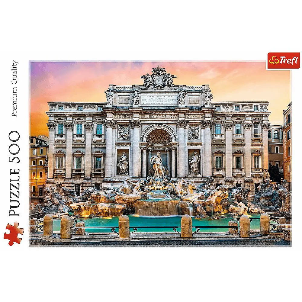 Пазлы Trefl Фонтан Треви Рим 500 элементов (37292) - фото 2