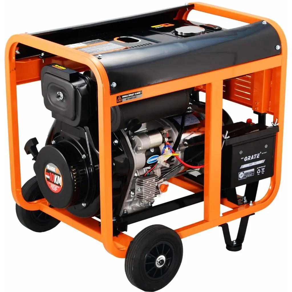 Генератор дизельний Black 230/400V 10HP 6500W (13618) [160477] - фото 6