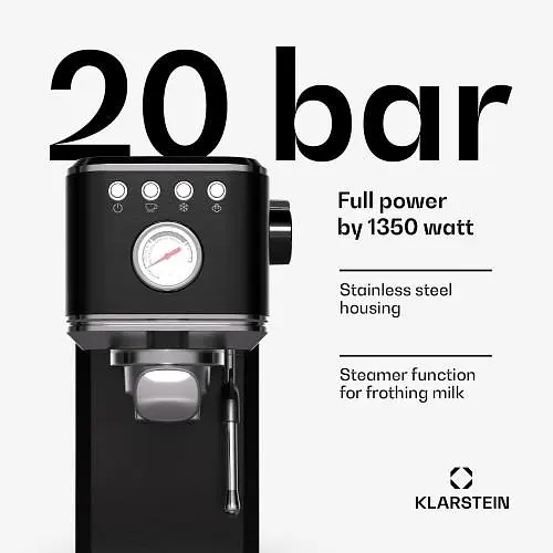 Кофеварка Klarstein SteelPresso Slim (10046329) - фото 2