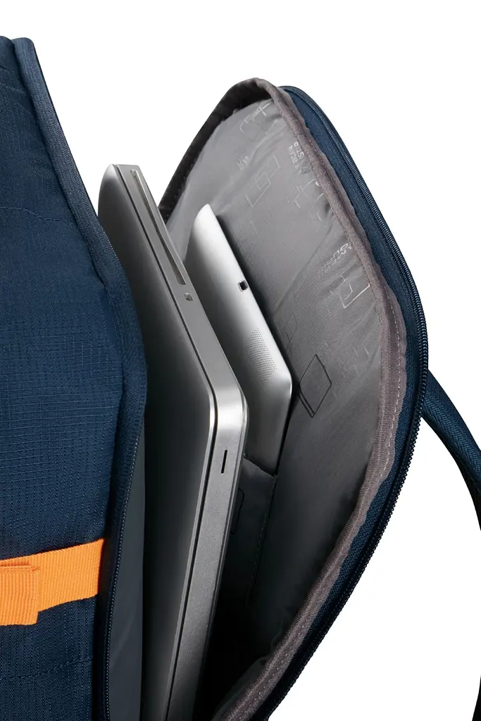 Рюкзак M 15.6" American Tourister TAKE2CABIN NAVY/RADIANT ORANGE 45x36x20 91G*41005 - фото 15