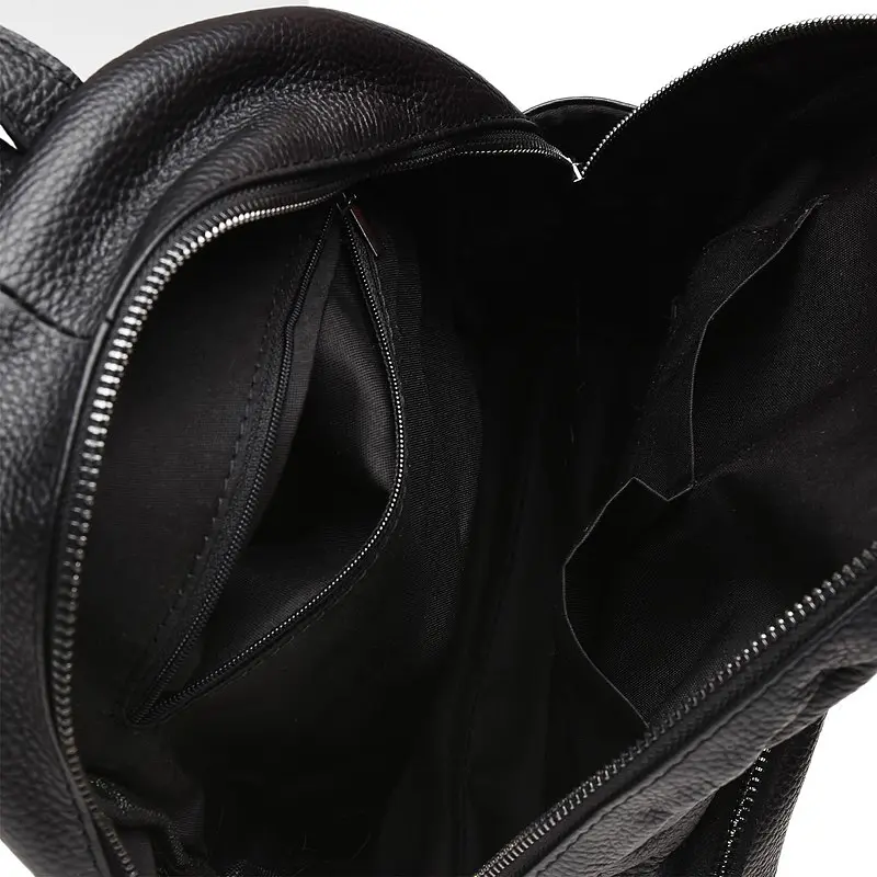 Шкіряний жіночий рюкзак Keizer K110086-black - фото 8