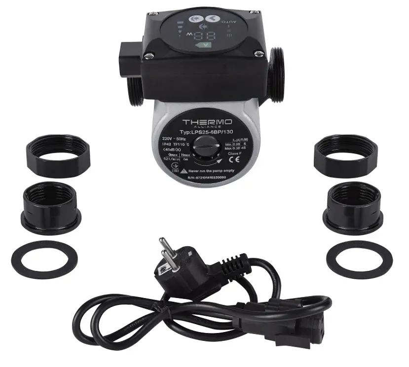 Циркуляционный насос Thermo Alliance LPS-А 25/60/130 энергосберегающий LPSA2560130 - фото 3
