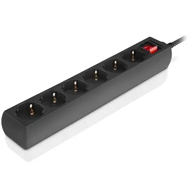 Мережевий фільтр живлення REAL-EL RS-6 Protect M 5m, black (EL122300036) - фото 5