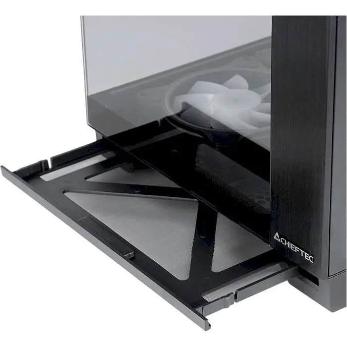 Корпус Chieftec Visio Black (GM-30B-TG-OP) [134709] - фото 7