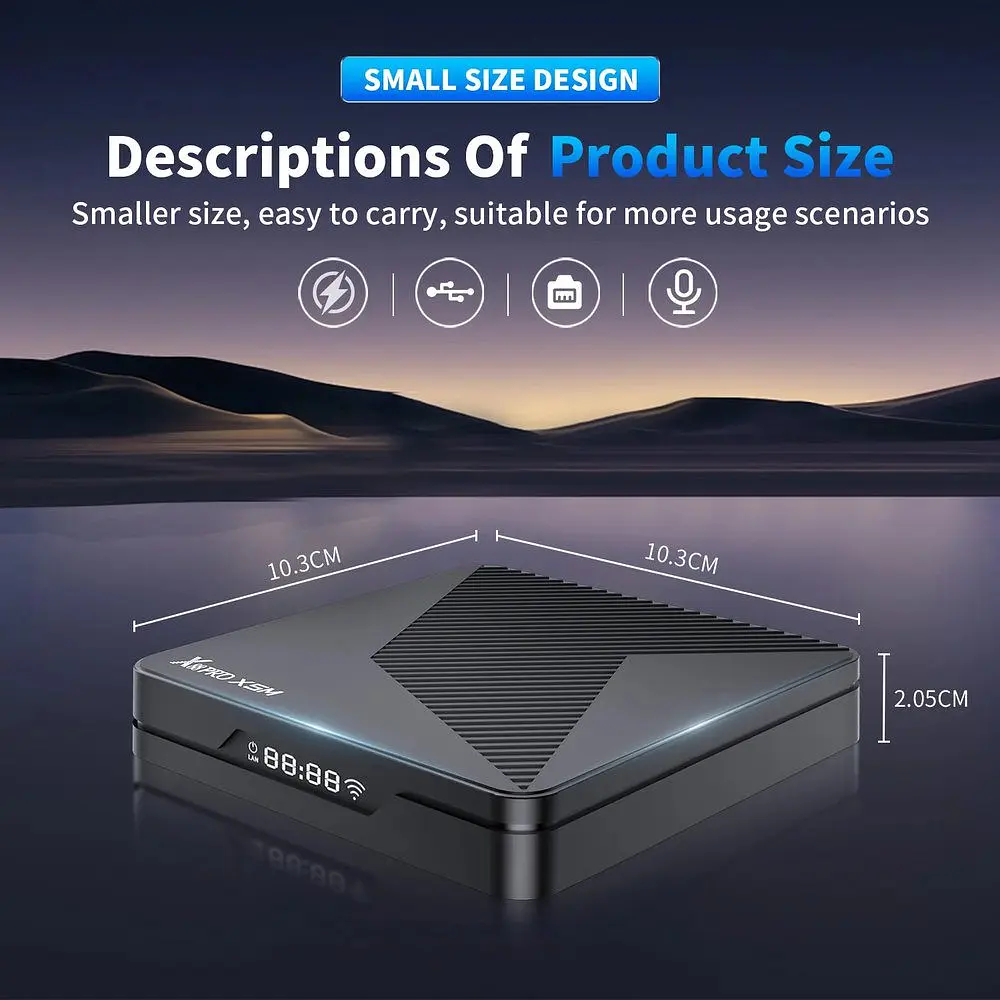 Смарт-ТВ-приставка Smart TV Box Android X88 PRO X-5M 2/16GB - фото 4