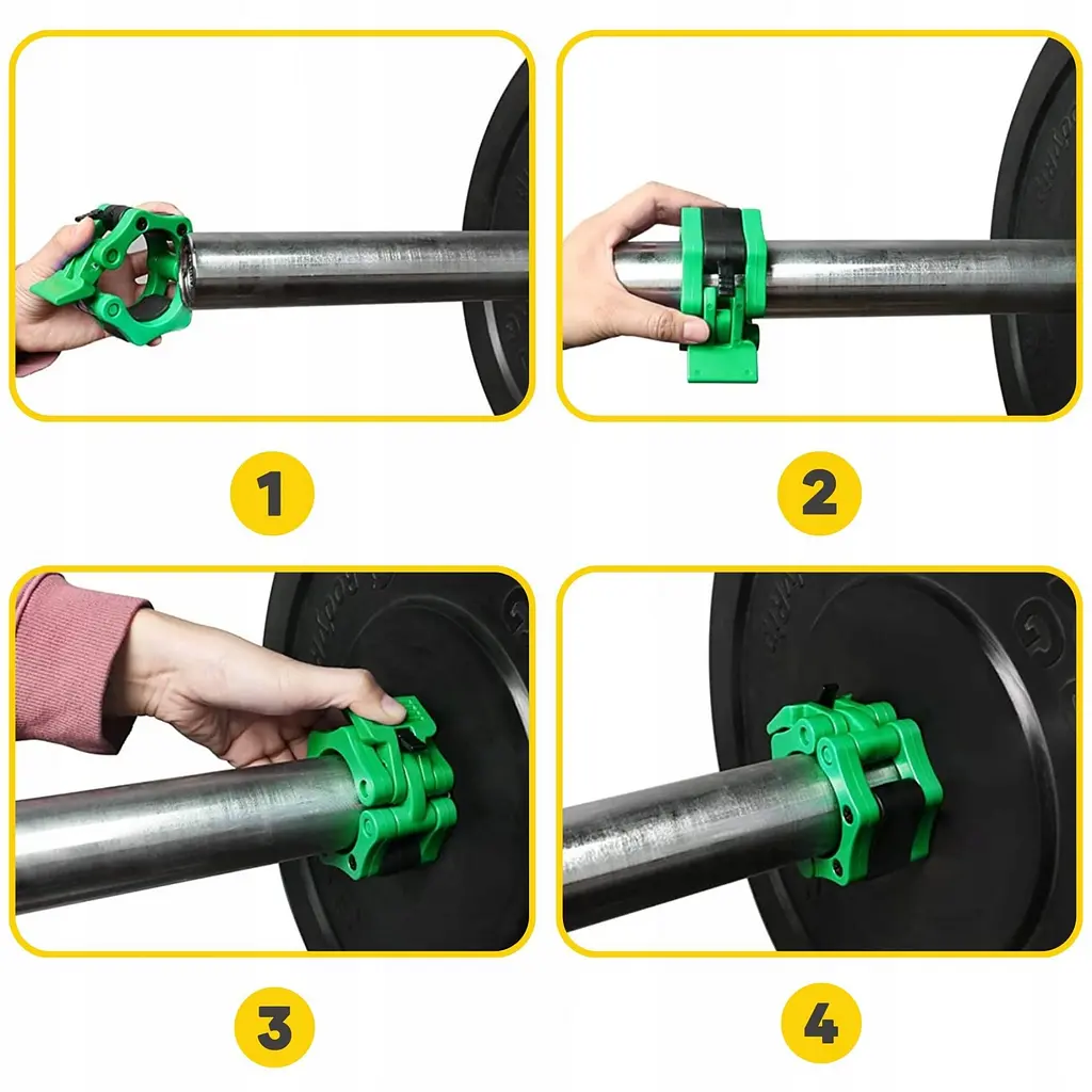 Замки для олімпійського грифа 4FIZJO Quick Release 50 мм 2 шт 4FJ0521 (P-5907739317391) - фото 7