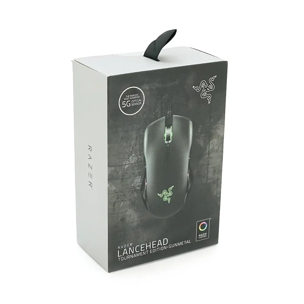 Мышь ведущая RAZER LANCEHEAD, 16000DPI, кабель 1,5м, Black, Box - фото 2