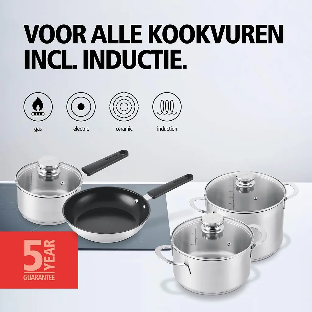 Набір кухонного посуду Brabantia Enjoyment 7 предметів (30004793) - фото 6