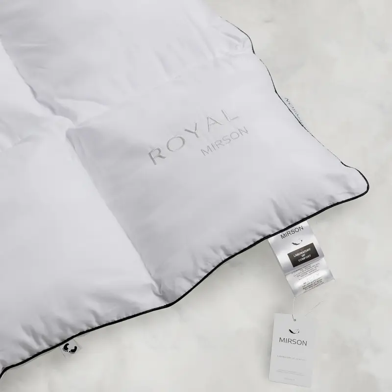 Ковдра пухова MirSon Royal Pearl 036, полуторна, 215x155, біла (2200000003782) - фото 10