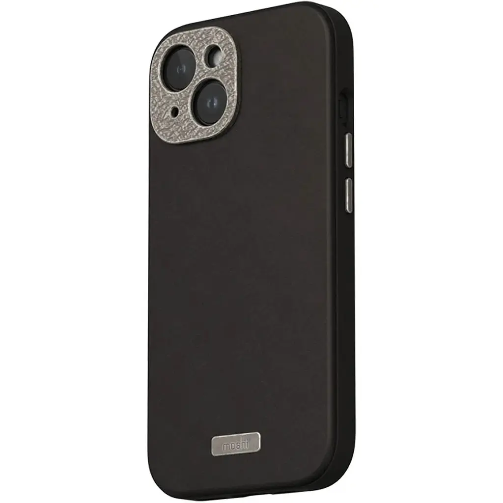 Чехол-накладка Moshi Napa Slim Hardshell Case Midnight Black для iPhone 15 (99MO231101) - фото 3