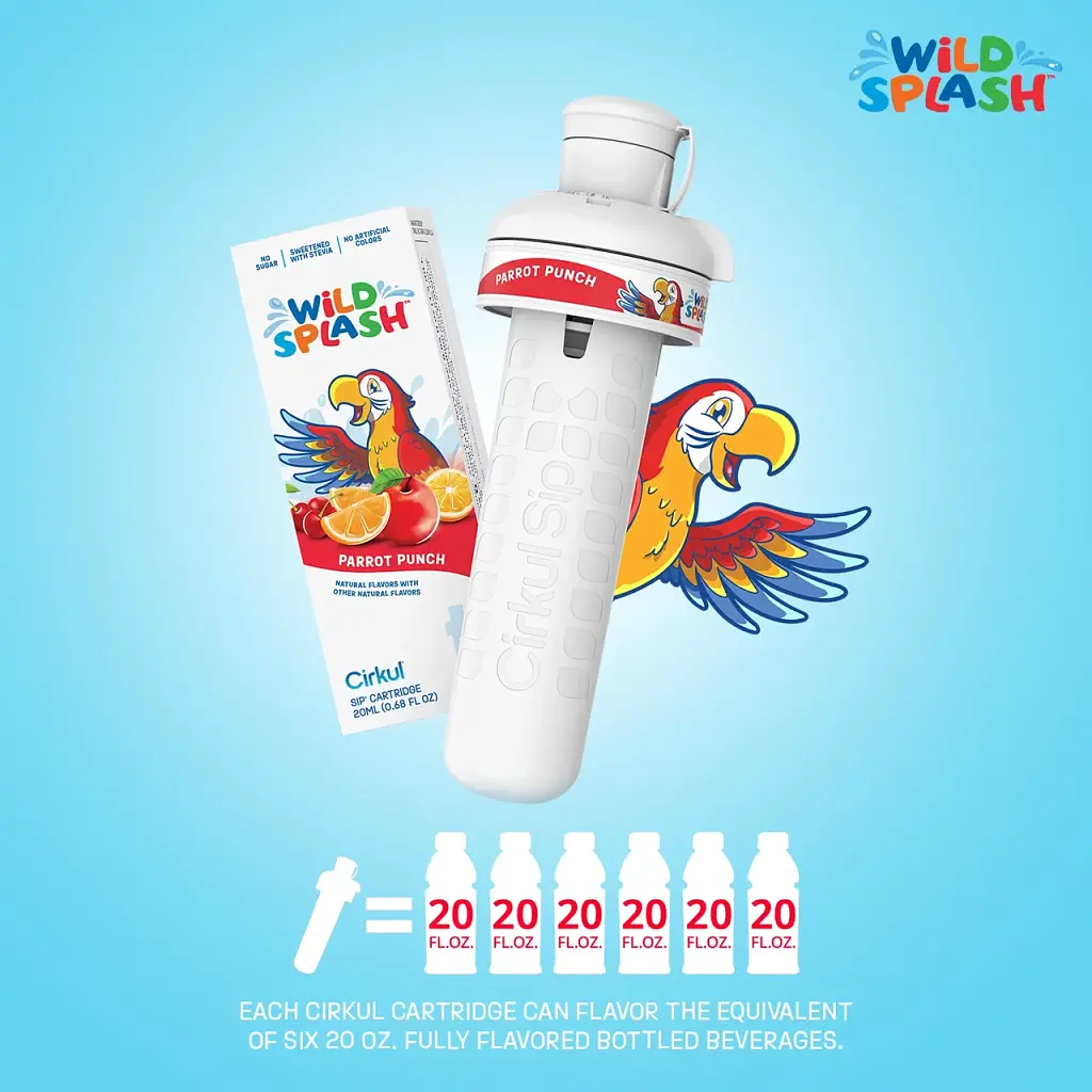 Картридж для напоїв Cirkul Wild Splash Parrot Punch Flavor Cartridge 1 упаковка - фото 2