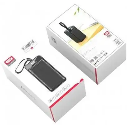 Зовнішній акумулятор XO PR160 80000 mAh з ліхтариком 6920680828357 - фото 3