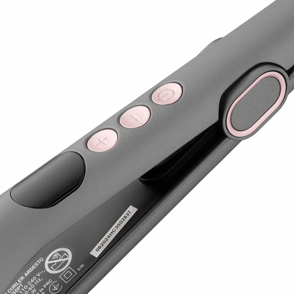 Плойка для завивки волосся Ardesto Pink Touch сіро-рожевий 55 Вт (HC-R350PT) - фото 8