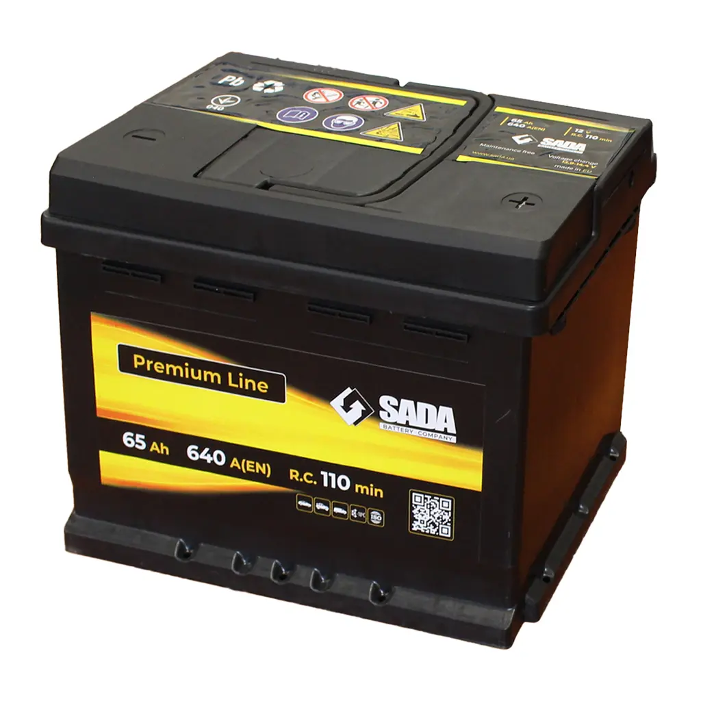 Стартерная батарея 65Аз SADA Premium Line SMF 65Ач, 640А - фото 3