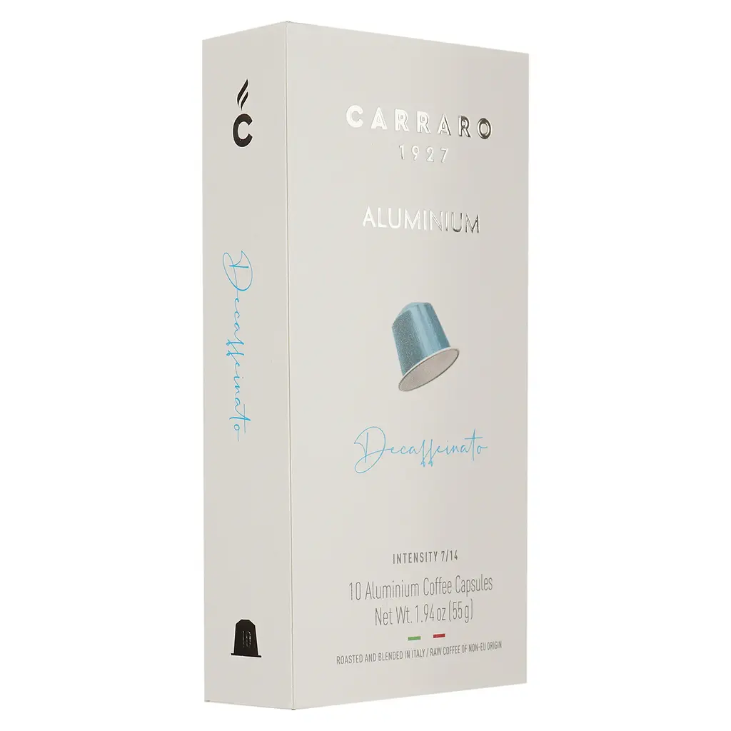 Кофе в капсулах Carraro Nespresso Aluminium Decaffeinato, 10 капсул - фото 2