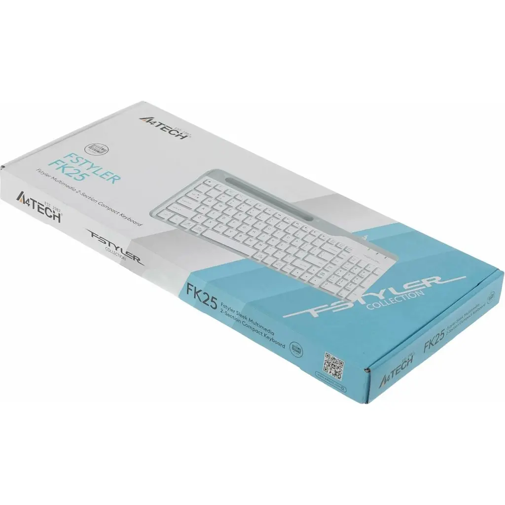 Клавіатура A4Tech Fstyler FK25 White [102744] - фото 10