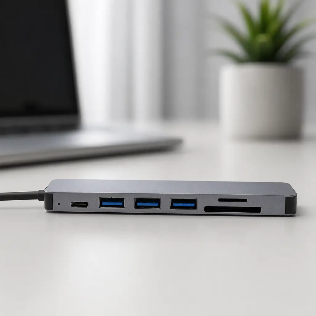 USB хаб 7в1 / Мультифункціональний юсб хаб / Розгалужувач USB - фото 4