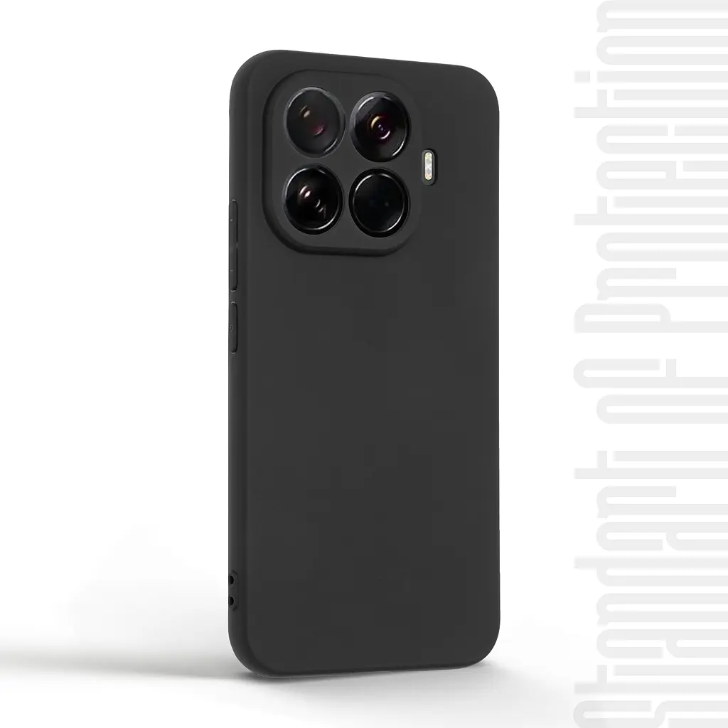 Чехол-накладка для смартфона Xiaomi 15T Pro 5G противоударный, силиконовый, термополиуретановый (ТПУ), с защитой камеры и корпуса, черный, защита всего корпуса, ArmorStandart (ARM86994) - фото 2