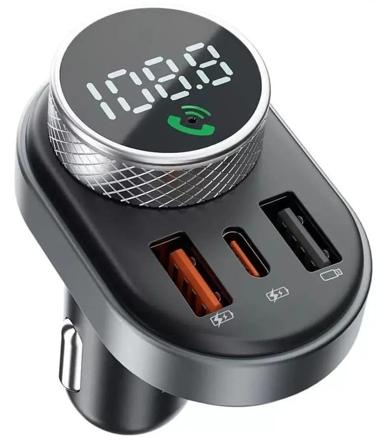 Автомобільний зарядний пристрій Proove FM Launcher Sound Link 30W (PD+QC3.0) Type-C+USB black (FMSL30110001) - фото 4