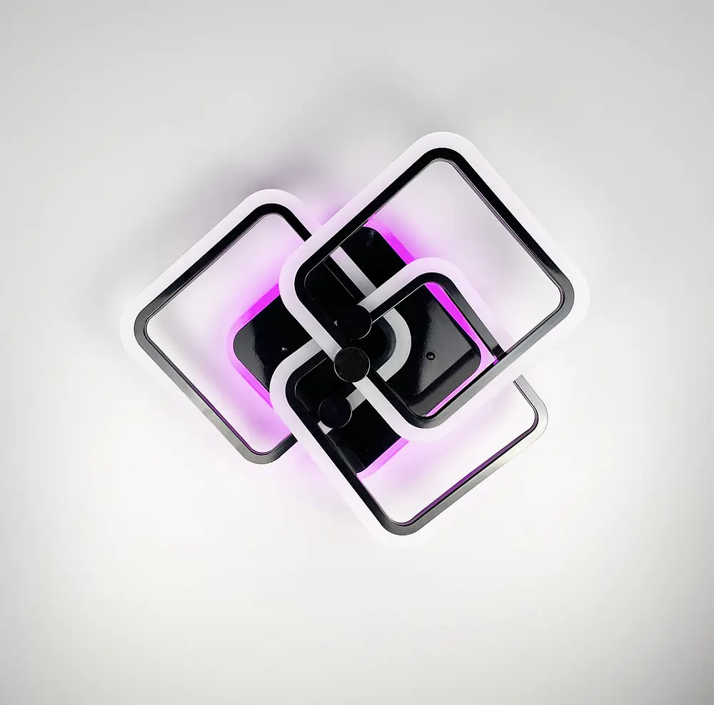 Потолочная люстра LED с RGB подсветкой Line.F RGB подсветка есть - фото 2