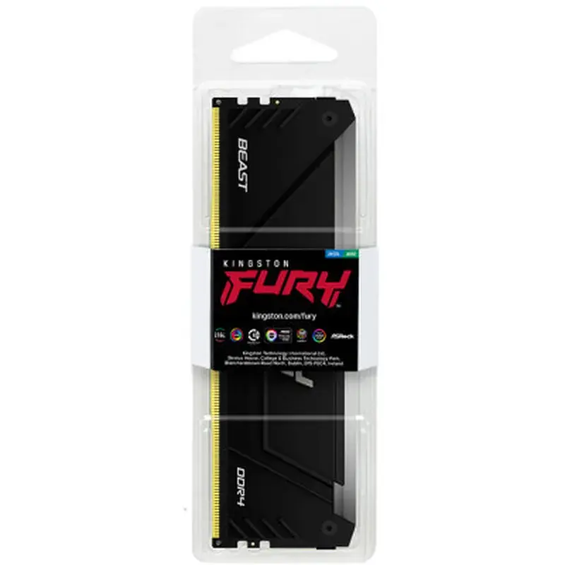 Модуль пам'яті для комп'ютера DDR4 32GB 3200 MHz Beast RGB Kingston Fury (ex.HyperX) (KF432C16BB2A/32) - фото 5