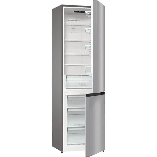 Холодильник Gorenje з нижн. мороз. камерою 200х60х60 см 2 двері 235(96)л А++ NoFrost+ сірий - фото 10