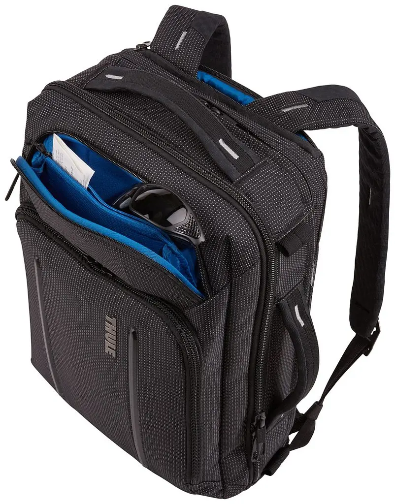 Рюкзак-сумка через плечо Thule Crossover 2 Convertible Laptop 15.6 Bag (Black) 3205262 (TH 3205262) - фото 7