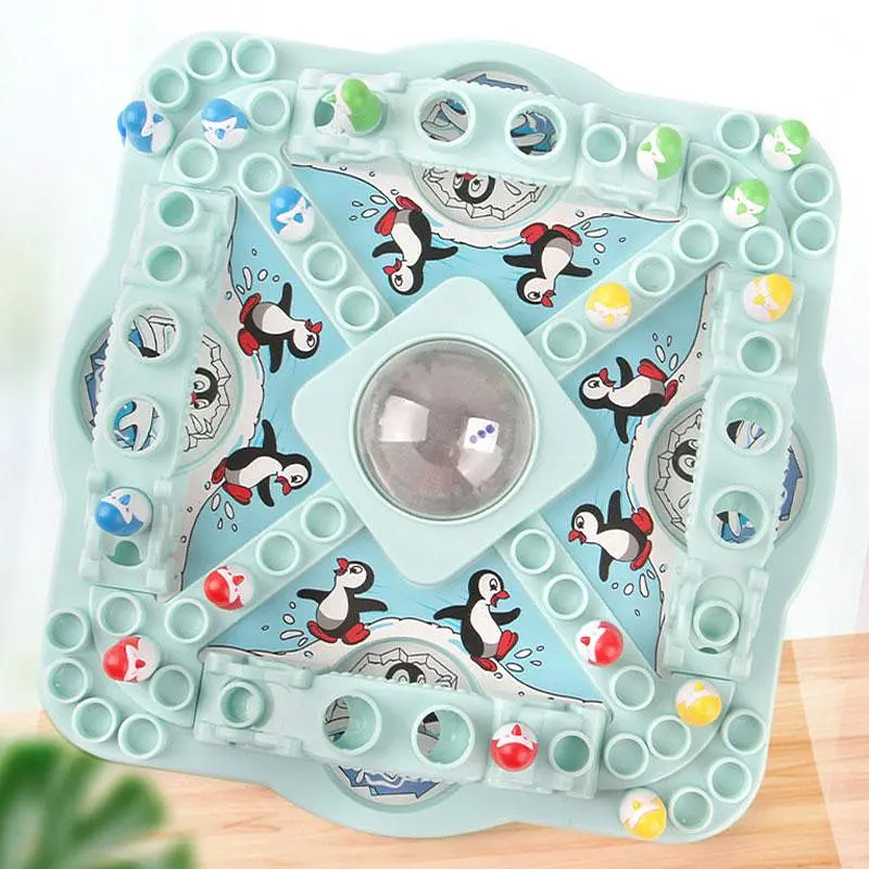 Настільна інтерактивна гра Ummi 707-36 Pop N Drop Penguins Game Blue - фото 3