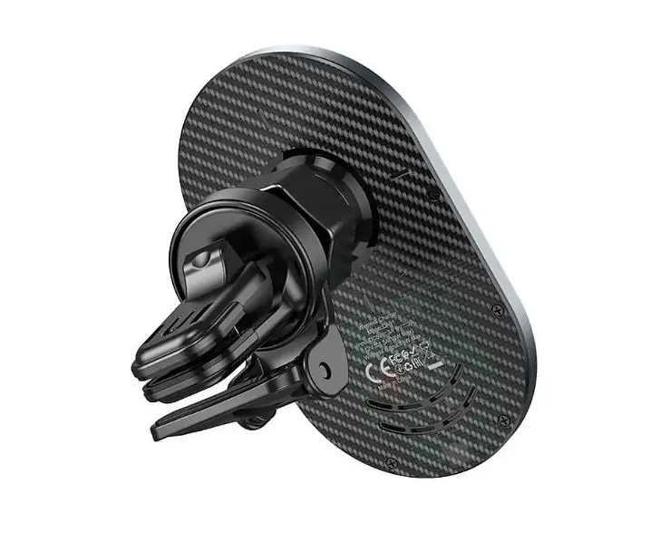 Автомобільний магнітний тримач Hoco CA91 з бездротовою зарядкою MagSafe 5W-15W - фото 3