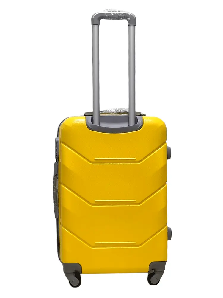 Валіза середня M ABS-пластик Milano bag 147M 66×46×29см 80л Жовтий - фото 3