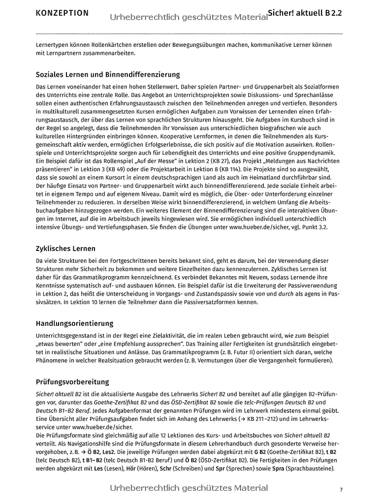 Sicher! aktuell B2.2 Lehrerhandbuch - фото 7