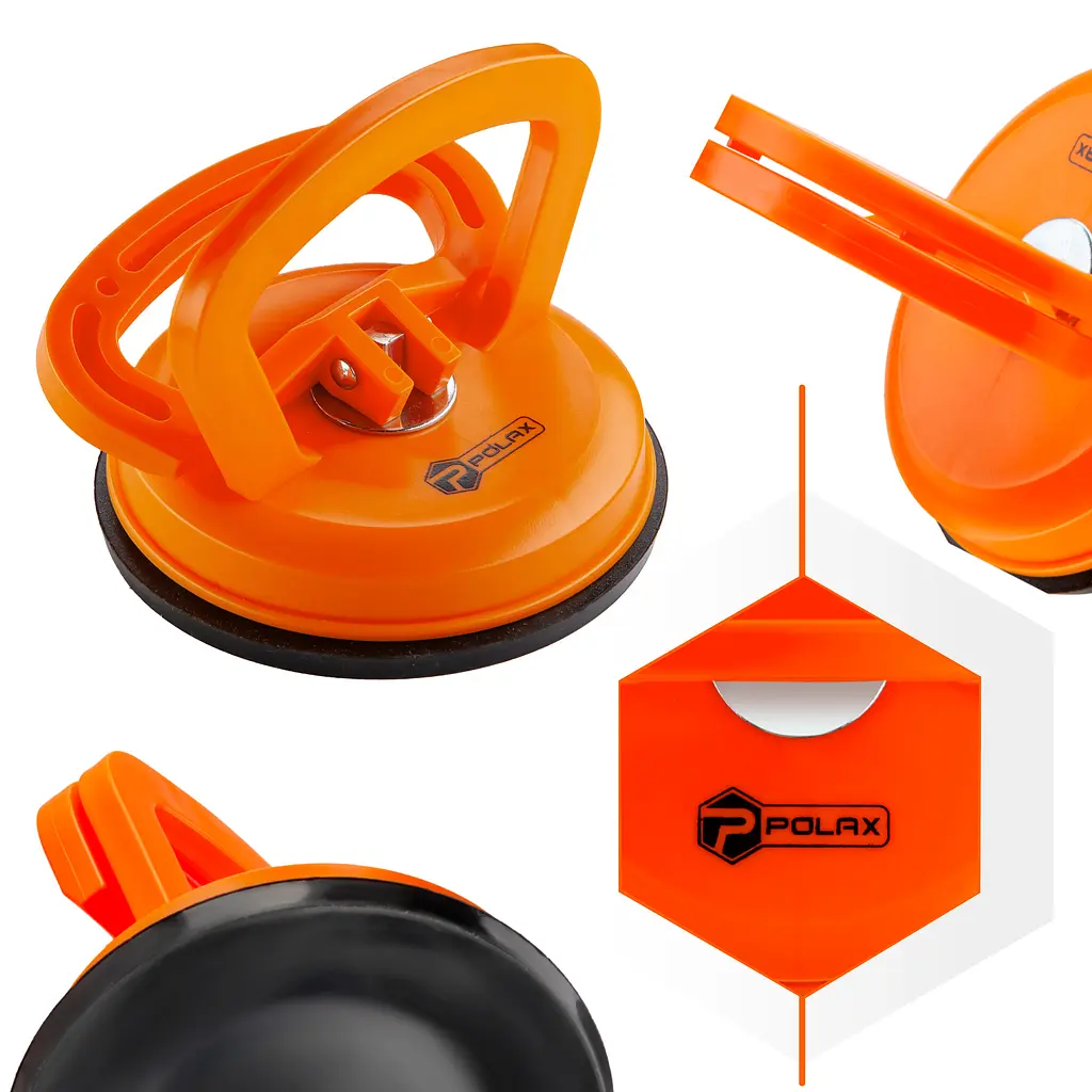 Тримач-присоска для скла та плитки Polax одинарна ⌀115мм, max 40кг (37-186) - фото 6