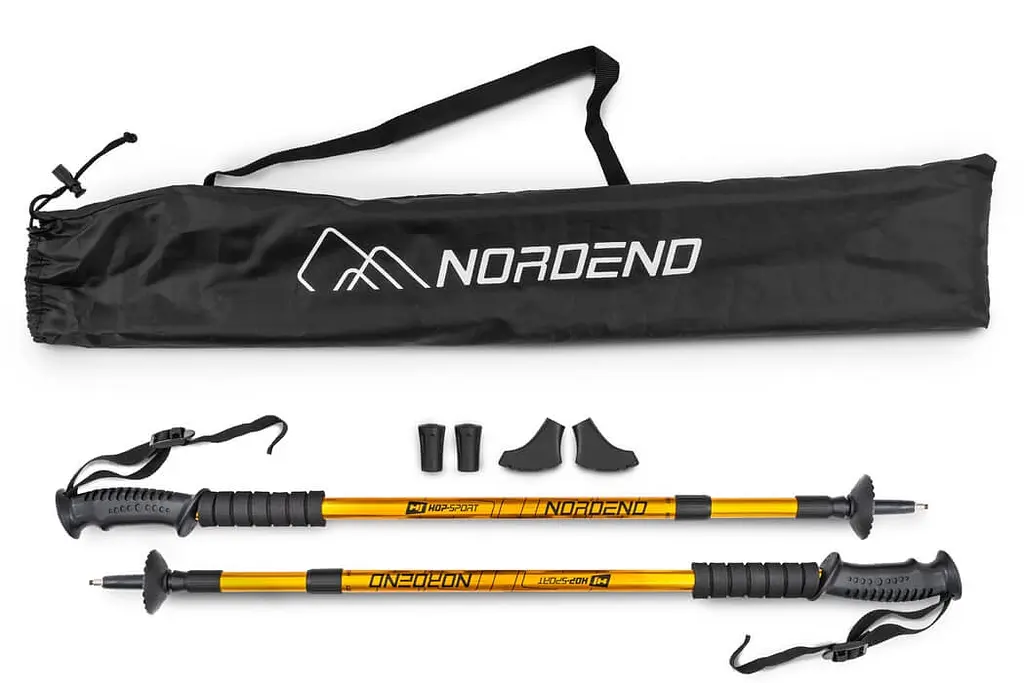 Трекінгові палиці Hop-Sport Nordend золотисті - фото 6