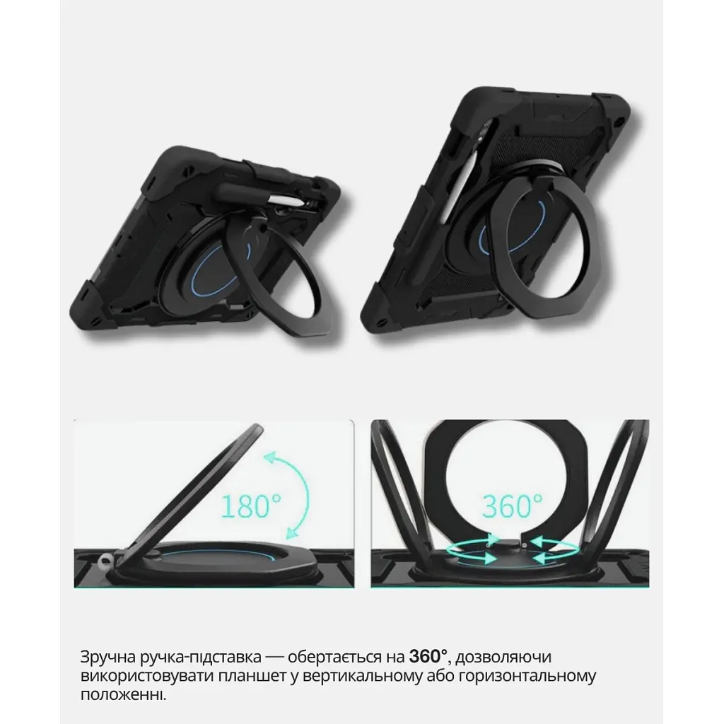Чохол до планшета BeCover Stand Samsung Galaxy Tab S10 FE Plus (SM-X620/SM-X626) 13.1" Black (714564) - фото 3