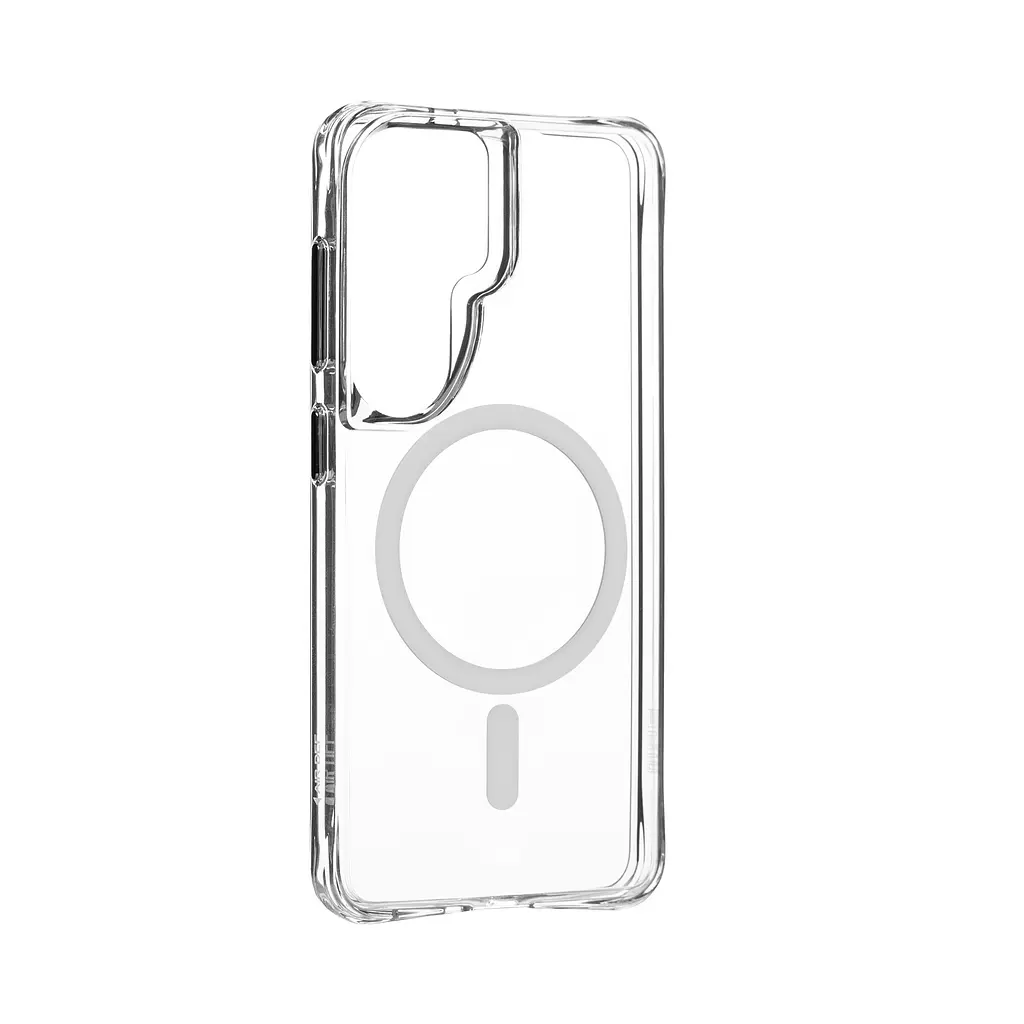Чехол для Samsung Galaxy S26 5G, Clear MagCase, прозрачный, противоударный, магнитный, панель-накладка с поддержкой MagSafe, поддержка беспроводной зарядки магсейф, защита всего корпуса, TPU+PC, ArmorStandart (ARM88864) - фото 2