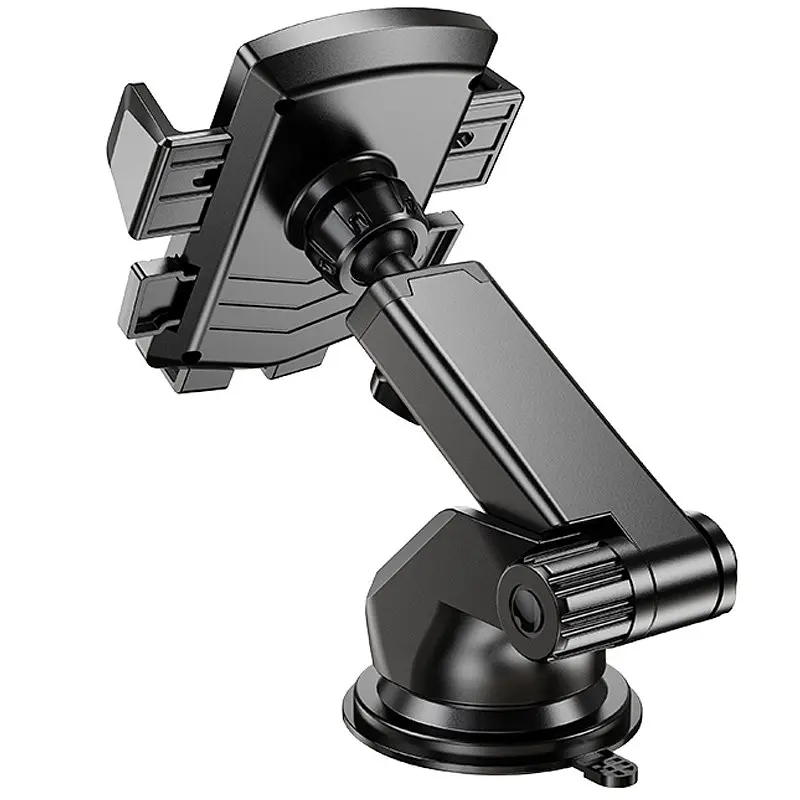 Автодержатель Hoco CA83 David one-button (center console) Black - фото 2