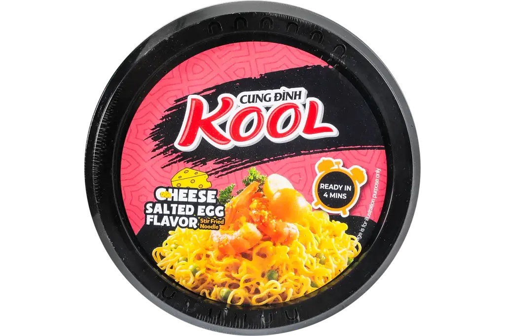 Лапша быстрого приготовления Cung Dinh Kool Cheese Salted Egg 91 г - фото 2