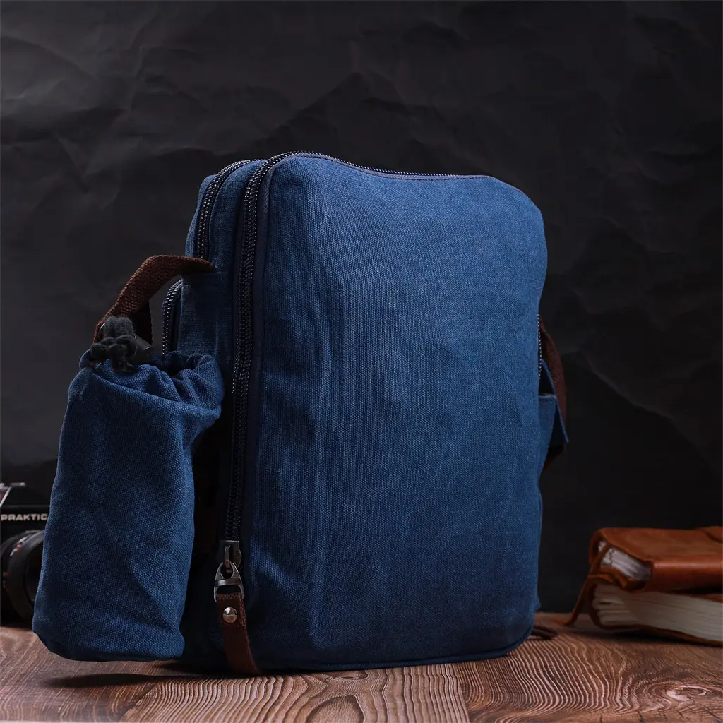 Мужская текстильная сумка с чехлом для воды Vintage 22х28х11 см sum0028940 - фото 10