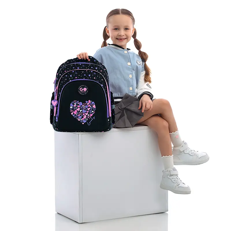 Рюкзак GoPack Education 2606S Bright&Awesome Чорний (GO26-2606S-3) - фото 18