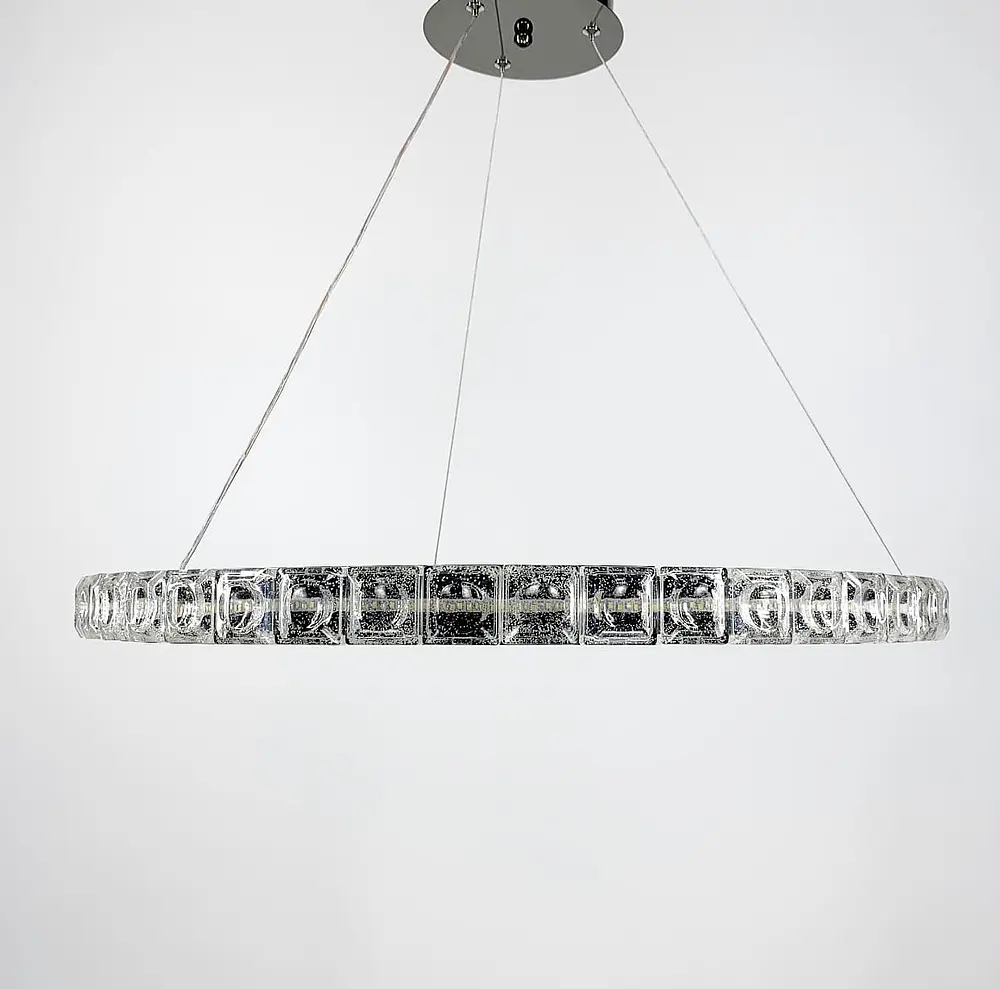 Підвісний світильник Delight Collection у чорному каркасі Line.F Діаметр 60см - фото 5
