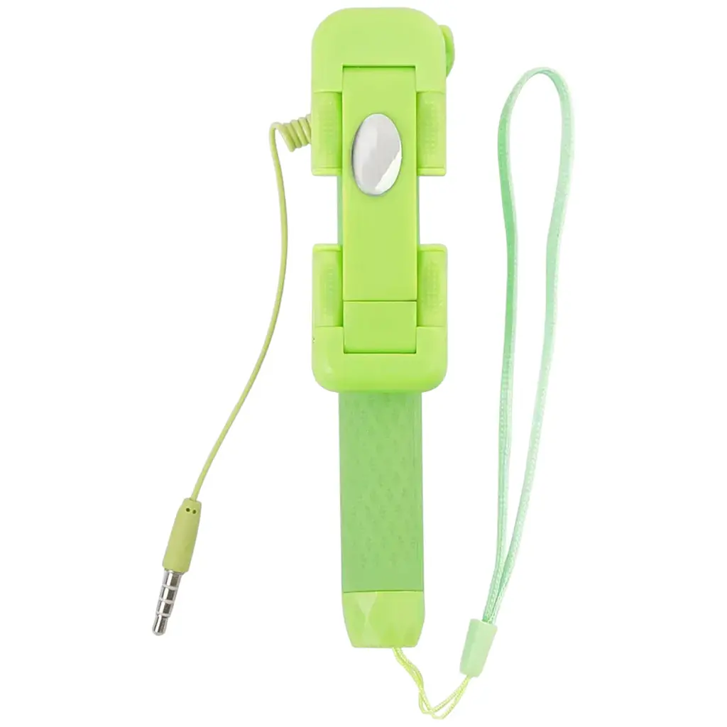 Монопод Toto MK-05 mini AUX cable green - фото 3