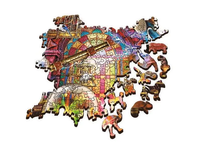 Пазл Trefl дерев'яний фігурний Кімната чарівника 1000 ел. (20146) - фото 3