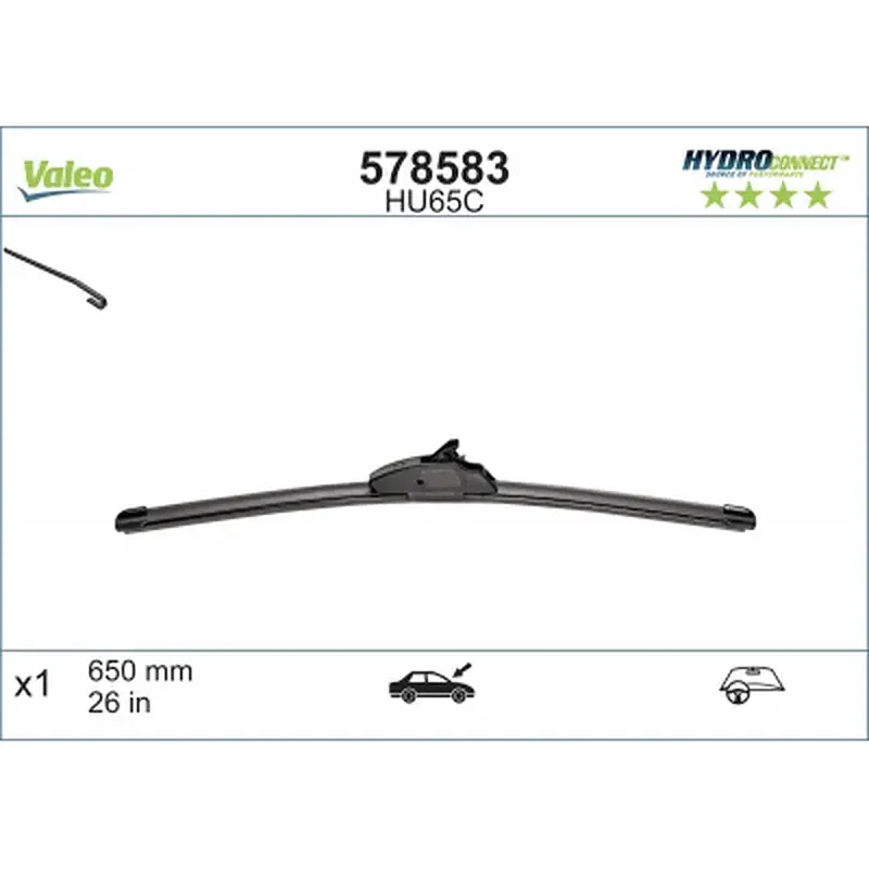 Щітка склоочисника Valeo 578583 - фото 2