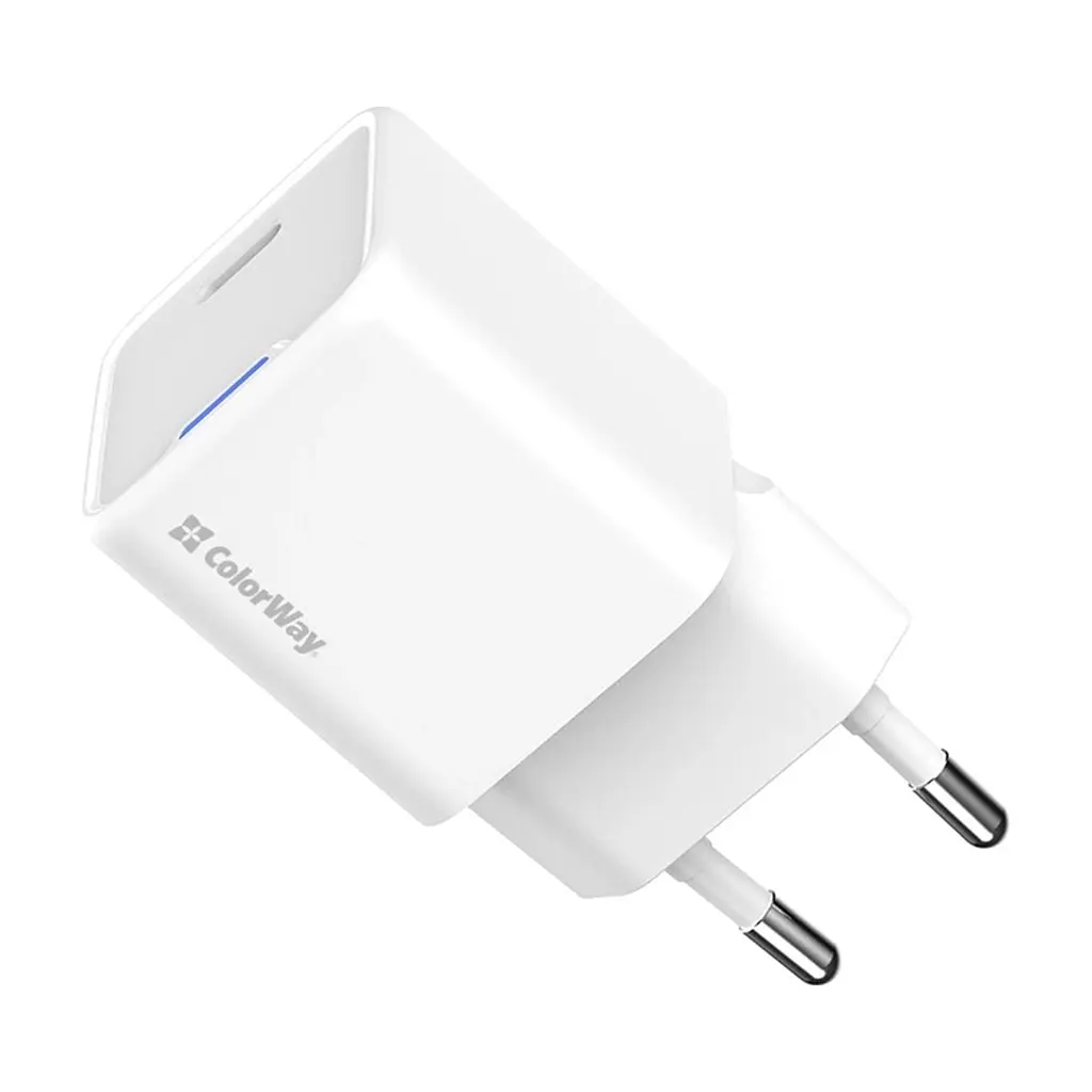 Зарядний пристрій ColorWay GaN Mini 30W PD Port PPS USB-C white (CW-CHS054PD-WT) - фото 5