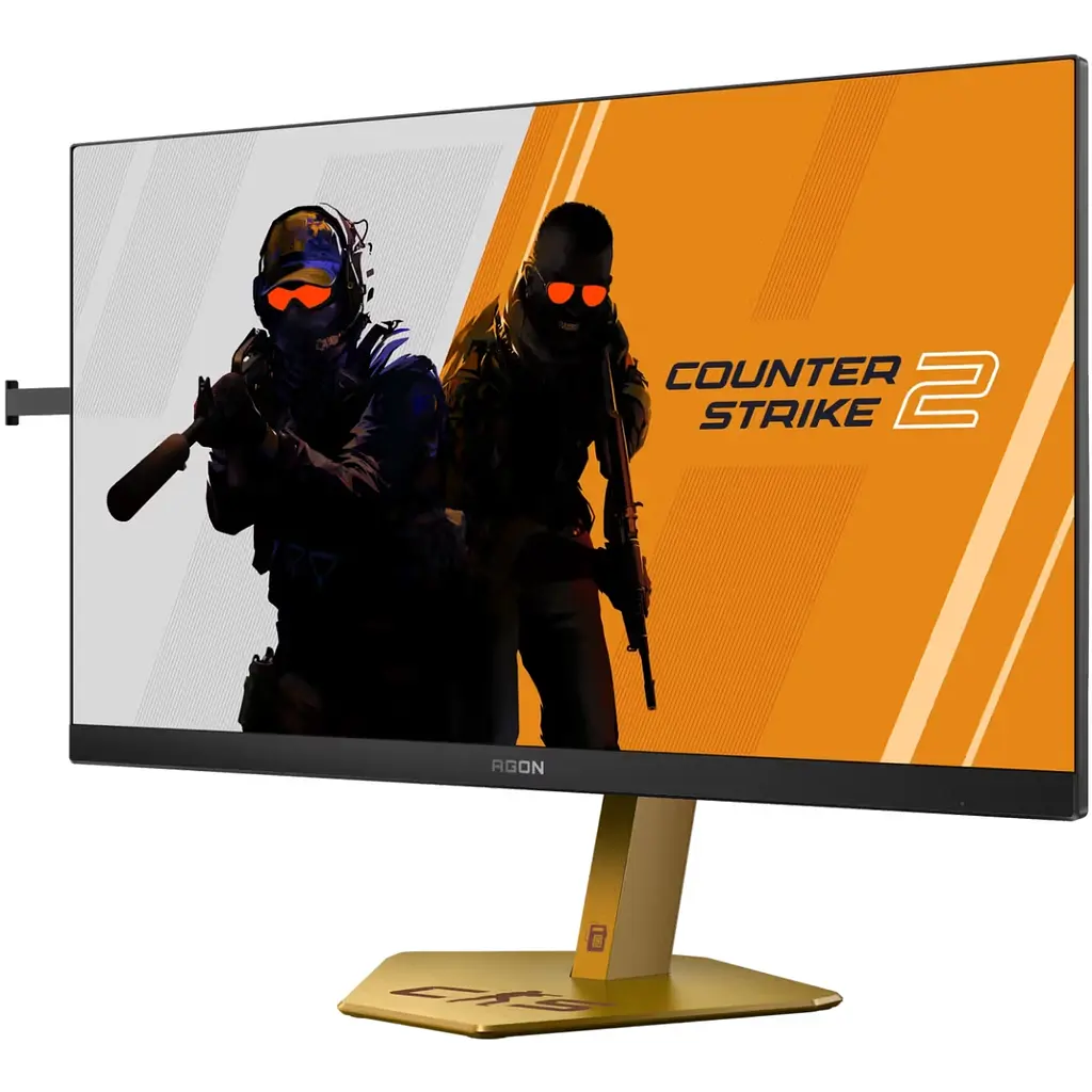 TFT 24.1" AOC AGON PRO CS24A, TN eSports, 610Гц, 0,5мс, 2xHDMI, DP, USB-hub, HAS, Pivot, чор.-с - фото 3
