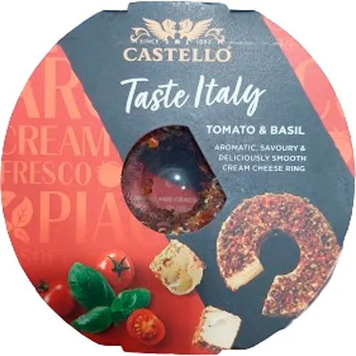 Крем-сир Castello Taste Italy Tomato&Basil 125 г