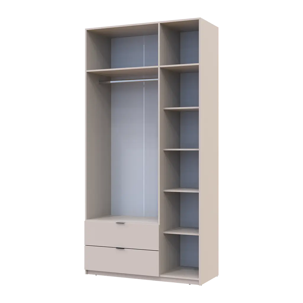 Шафа для одягу Doros Лукас Кашемір 3ДСП 120х50х240 (80737798) - фото 7