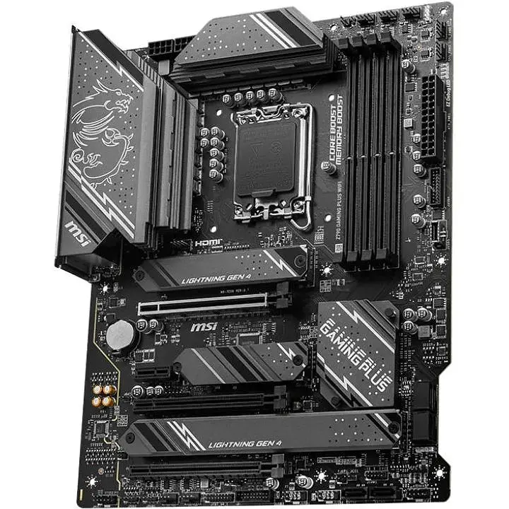 Материнська плата MSI Z790 Gaming PLUS WIFI s1700 Z790 4xDDR5 HDMI DP WiFi BT ATX - фото 4