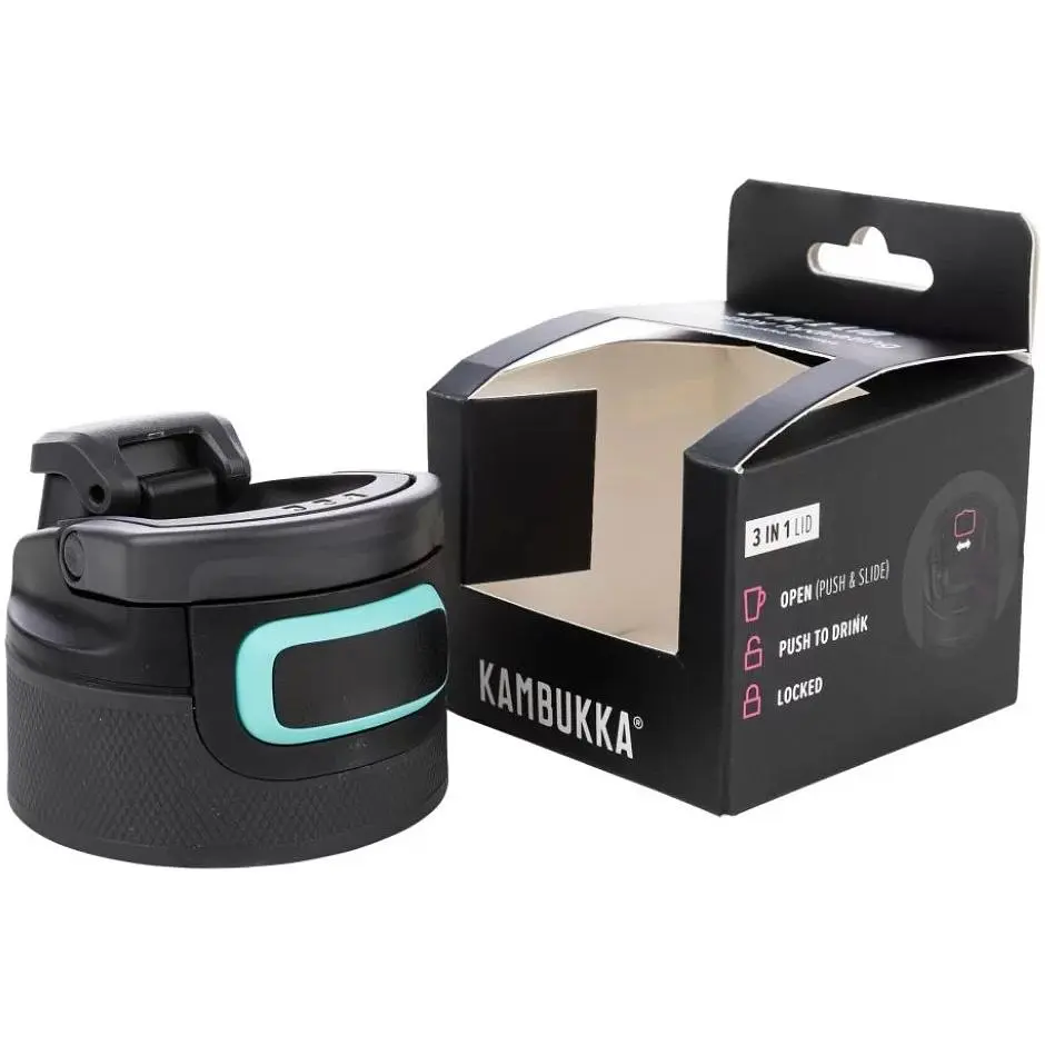 Кришка Kambukka Elton 3 в 1 з технологією Snapclean чорна (L03012) - фото 3