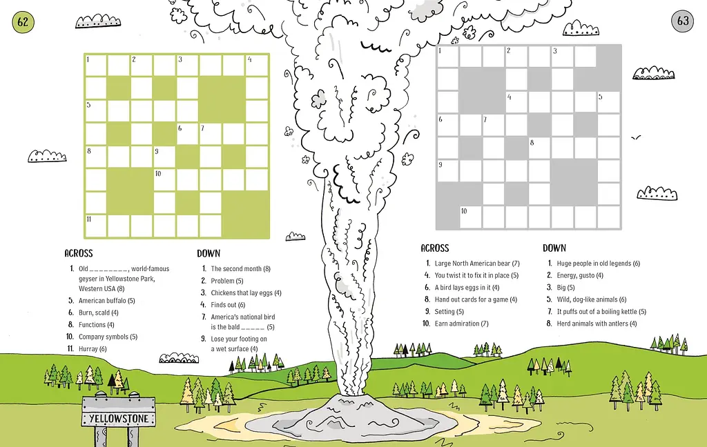 100 Children's Crosswords: Planet Earth - Phillip Clarke, англ. мова (9781474996129) - фото 4